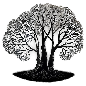 Black Trees Tattoo Design PNG 97 PNG