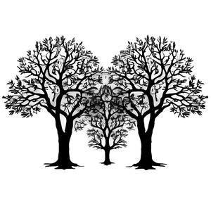 Black Trees Tattoo Design PNG Pkq61 PNG