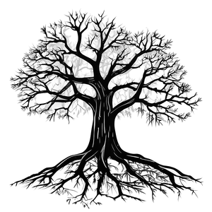 Black Trees With Roots PNG Shh67 PNG