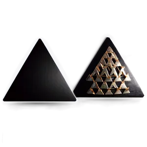 Black Triangle Silhouette PNG 50