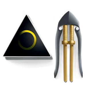 Black Triangle Silhouette PNG Ywo1