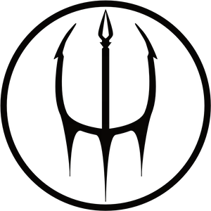 Black Trident Symbol PNG image