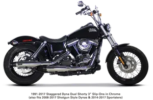 Black Triumph Motorcycle Profile PNG image