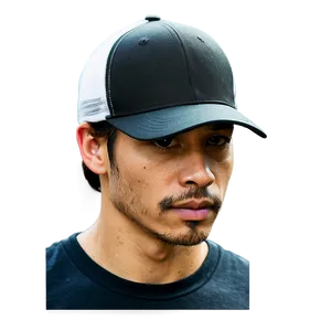 Black Trucker Baseball Cap Png 94 PNG image