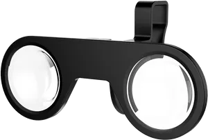 Black V R Headset Isolated
