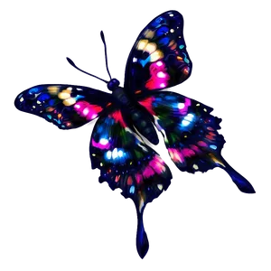 Black Velvet Butterfly PNG 13
