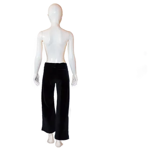 Black Velvet Pants PNG 06212024