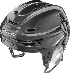 Black Warrior Hockey Helmet PNG