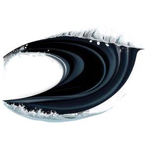 Black Wave Illustration PNG Jes6 PNG
