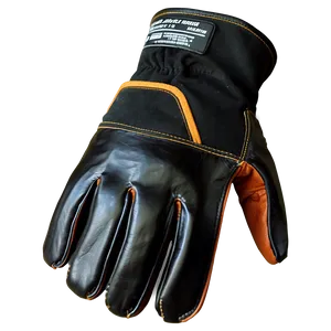 Black Welding Gloves PNG 06282024