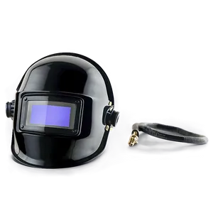 Black Welding Helmet PNG Taj