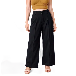 Black Wide Leg Pants PNG 06212024 PNG