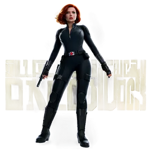 Black Widow Transparent Background PNG 05212024