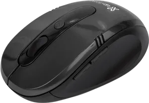 Black Wireless Computer Mouse PNG