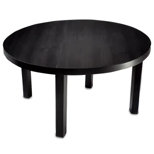 Black Wooden Table PNG Ejp29