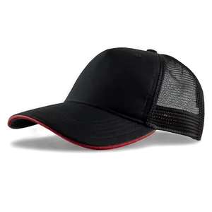 Black Wool Trucker Hat PNG Cou PNG