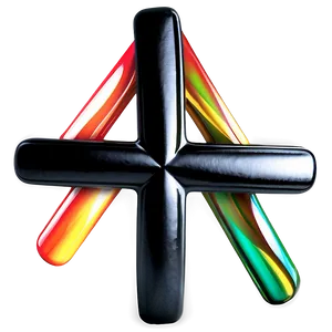 Black X Background PNG Mlj18