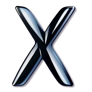 Black X Brand Logo Png 32 PNG image