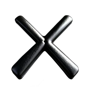 Black X Brand Logo PNG Ytw PNG