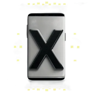 Black X Themed Image PNG 59