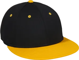 Black Yellow Baseball Cap