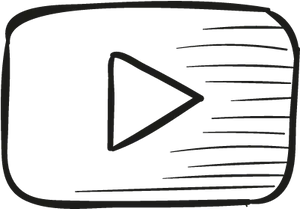 Black_ You Tube_ Logo_ Vector PNG image