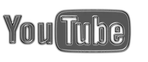 Black You Tube Logoon Dark Background
