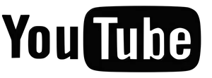 Black You Tube Logoon Dark Background