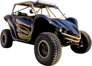 Blackand Blue Offroad Dune Buggy PNG