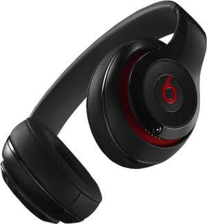 Blackand Red Over Ear Headphones PNG image