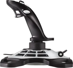 Blackand White Joystick Profile PNG