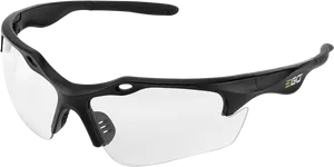 Blackand White Safety Goggles
