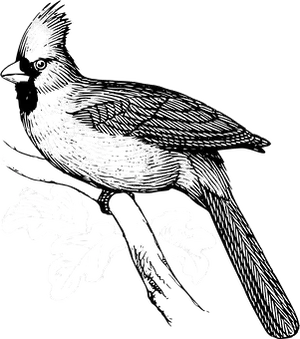 Blackand White Sketchof Birdon Branch