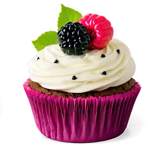 Blackberry Cupcakes PNG 25 PNG