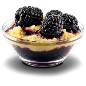 Blackberry Dessert Topping PNG Opv