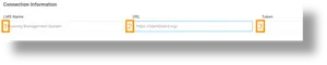 Blackboard Connection Information Screenshot PNG
