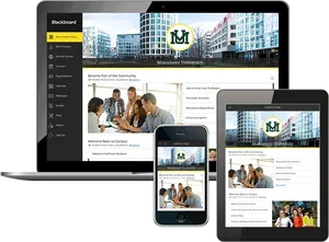 Blackboard Learning Management System Multiple Devices PNG