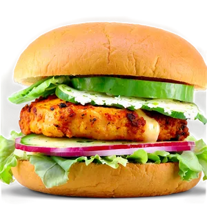 Blackened Chicken Sandwich PNG 06132024