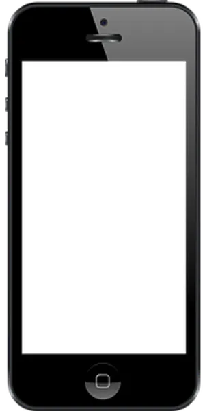 Blacki Phone Blank Screen PNG image