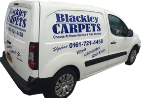 Blackley Carpets Van Branding PNG image