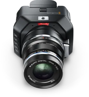 Blackmagic Cinema Camera Front View PNG image