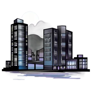 Blackout Cityscape PNG 46 PNG