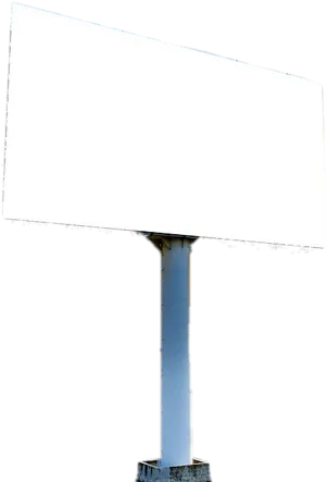 Blank Billboard Standing PNG image