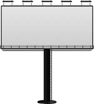 Blank Billboard Structure PNG image