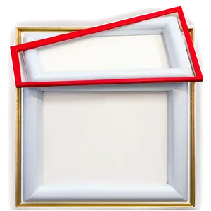 Blank Canvas Frame PNG 06282024