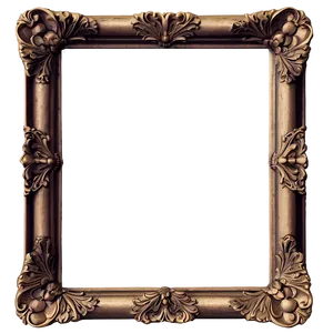Blank Certificate Frame PNG Kyx