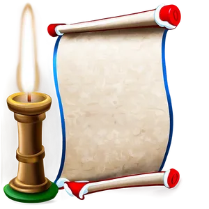 Blank Christmas Wish Scroll PNG Qnx PNG