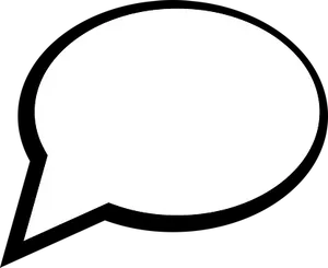 Blank Comic Speech Bubble
