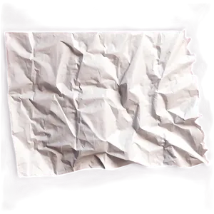 Blank Crumpled Paper PNG 05242024