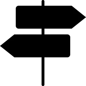Blank Directional Signpost.png PNG image
